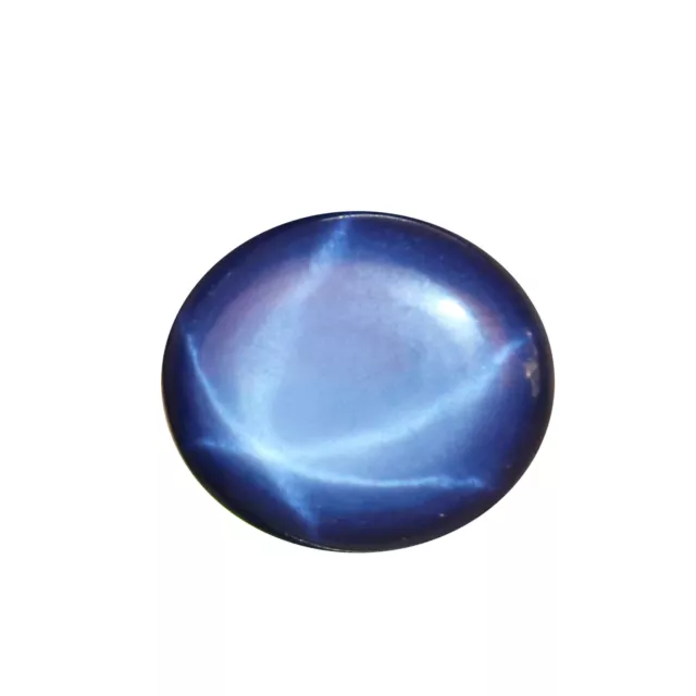 Certified Natural Blue Star Sapphire 10 Ct. 6 Rays Oval Shape Gemstone STR-4