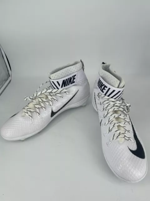 Nike LUNARBEAST Elite Football Cleats NIKESKIN 847725 110 Sz 17 White NEW