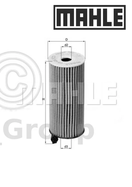 Ox404d GENUINE MAHLE REPLACEMENT Engine Oil Filter Insert OX 187D OX187D $25. ...