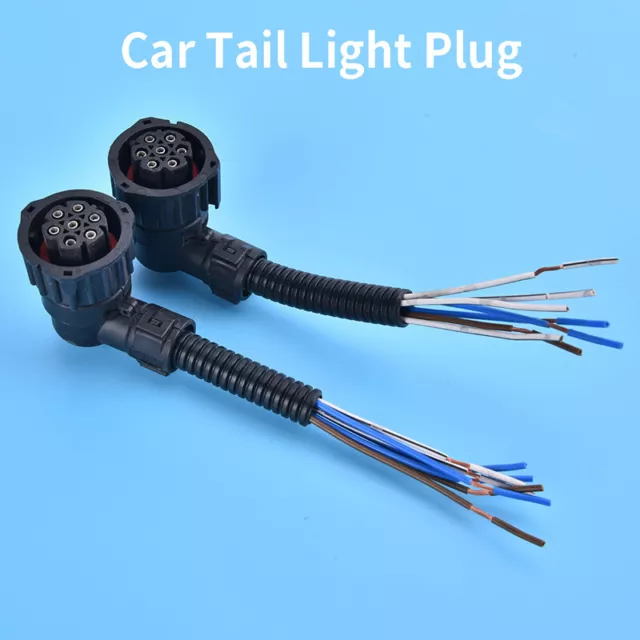 Pin Car Plug Socket Truck For Tail Light Connector Wire 7-Hole J6 Socket-YH JW