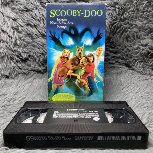 SCOOBY-DOO THE MOVIE VHS 2002 Freddie Prinze Jr. Sarah Michelle Gellar ...