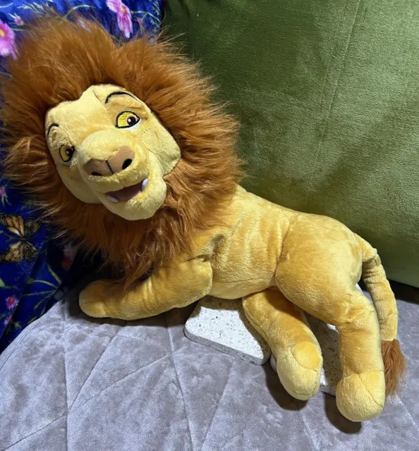 Disney Parks Exclusive Simba Adult Lion King Plush Soft Cuddly Toy 16”