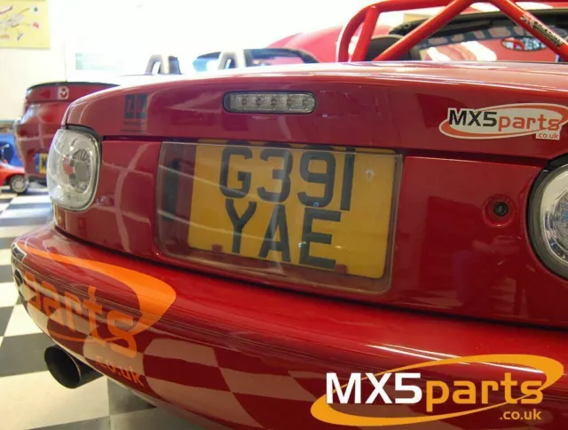 MX5 REAR NUMBER Plate Plexiglass Cover Mazda MX 5 Eunos Miata Mk1