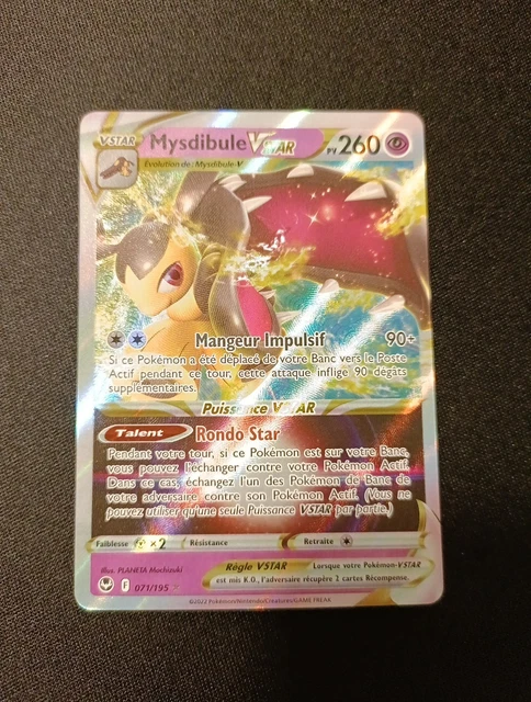 Booster Pokémon VSTAR 200/195 Arc-en-Ciel Secret - Coffret 10 Cartes Françaises Épée Et Bouclier Tempête Argentée - 4