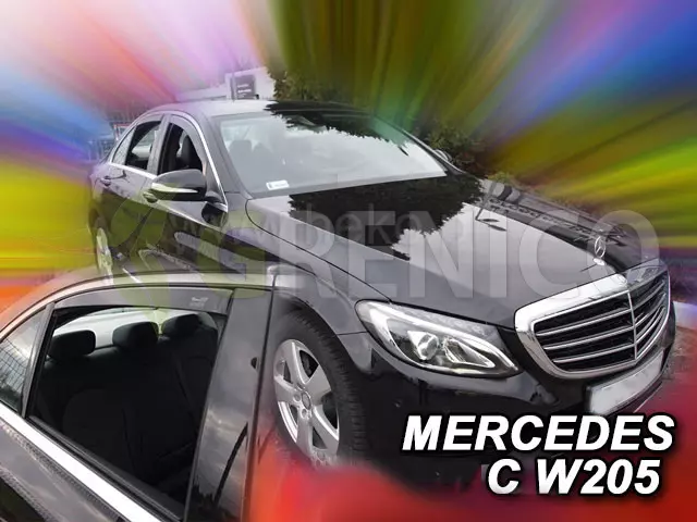 Mercedes Classe C W205 berline 4 portes 2014 déflecteurs de vent 4 pièces HEKO TEINTÉ 3