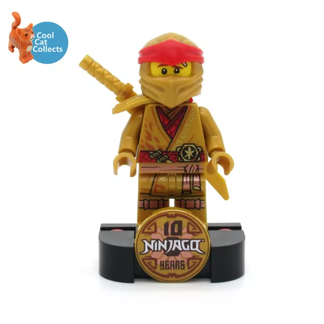 GENUINE LEGO NINJAGO Legacy Kai Golden Ninja Minifigure njo650