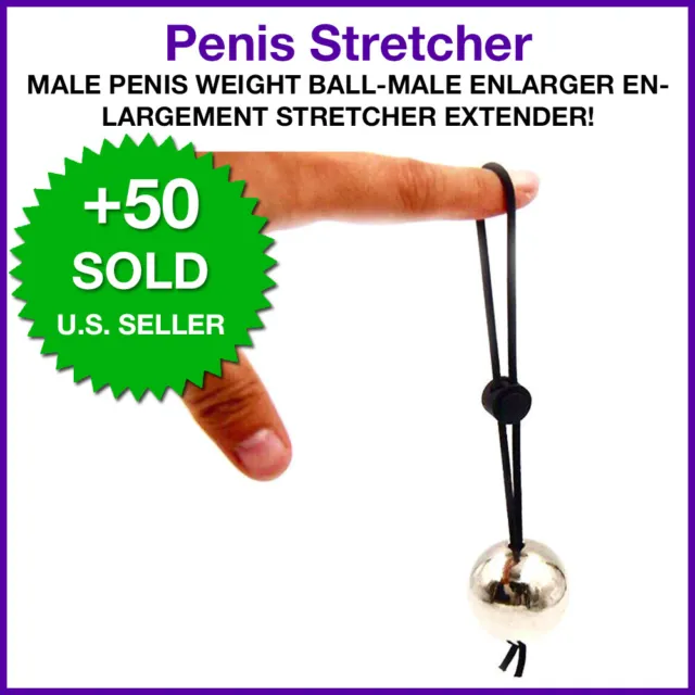 Men Penis Hanging Extender Ball Weight Stretcher Exercise Enhance Enlarge  Sexual