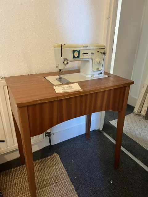 singer sewing machine table vintage