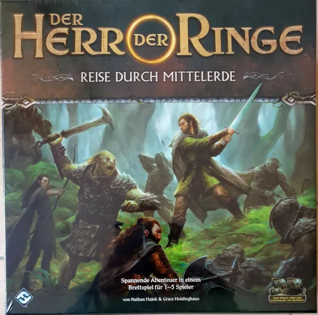 Der Herr der Ringe: Reise durch Mittelerde, Brettspiel, deutsch, neu&ovp