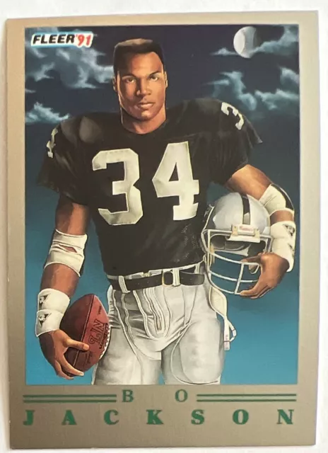 Bo Jackson 1991 Fleer Pro Visions #6 Oakland Raiders Vision ESE