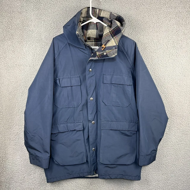 Vintage WOOLRICH USA Mens L Wool Blanket Lined Cotton Nylon Field Jacket Parka Vintage WOOLRICH USA Mens L Wool Blanket Lined Cotton Nylon Field Jacket Parka