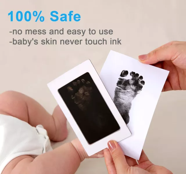 Inkless Baby Ink print kit Newborn Footprint Handprint Safe Gift Foot Hand Dog 2