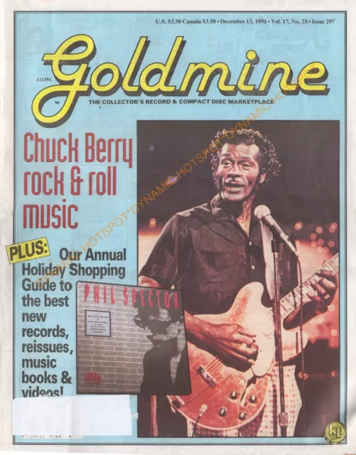 GOLDMINE Record Collectors News Magazine CHUCK BERRY  December 1991 VG Free S&H