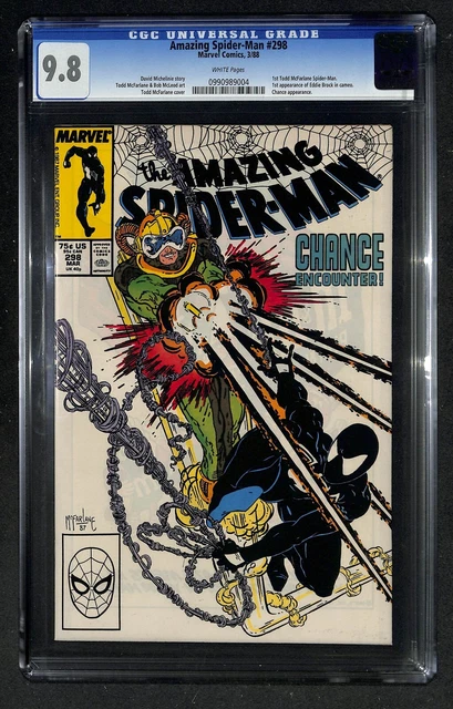 Amazing Spider-Man #298 - CGC 9.8 - 1st Todd McFarlane Spider-Man (XO) 58