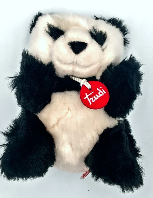 Sticker Vintage Trudi Panda Peluches – Italien, Années 80, Original