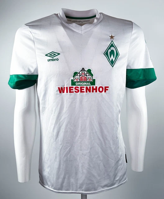 UMBRO SV WERDER Bremen Trikot SVW Auswärtstrikot #23 2021/2022 Gr. M Weiß EUR 54,99 - DE