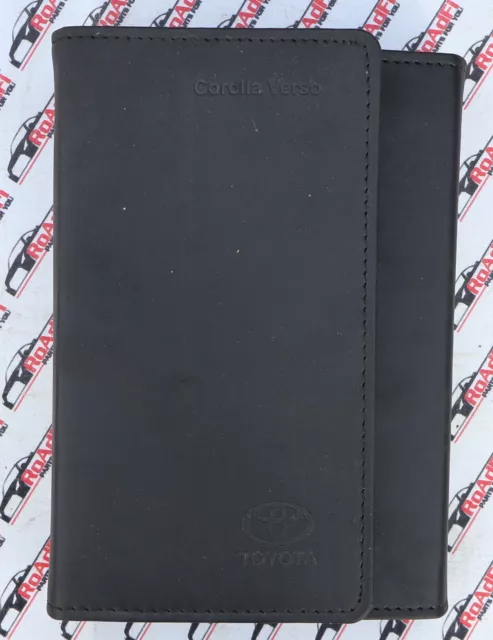 Toyota Corolla Verso Owner Manual Handbook Full Bookpack Wallet