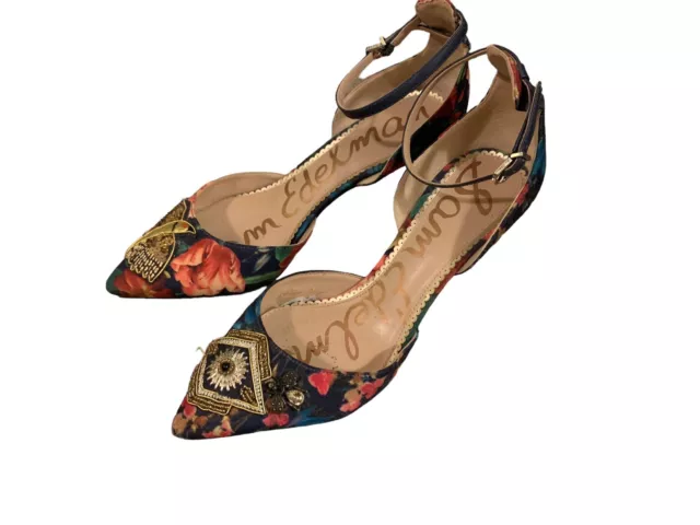 SAM EDELMAN Tabby Floral Pump US 8.5 EU 38.5