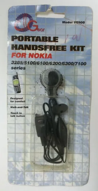 VINTAGE Ce Gear Portable Hands Free Kit Model PR900 For Nokia