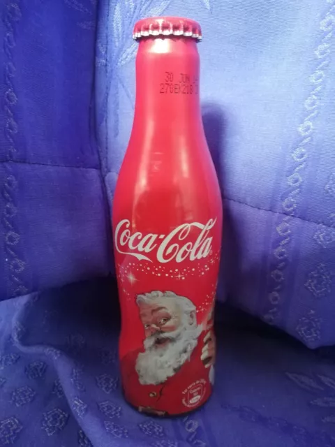 Bouteille alu Coca - Cola  France père Noël