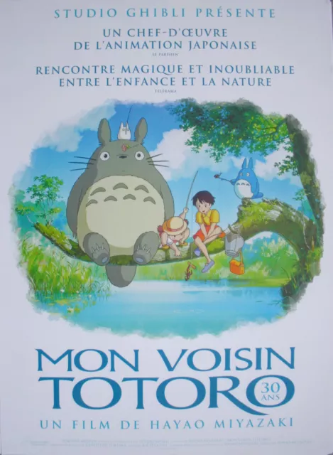 MON VOISIN TOTORO Affiche Cinéma Originale ROULEE 53x40 Movie Poster MIYAZAKI