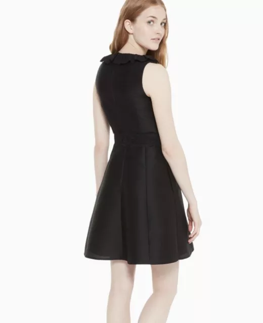 Kate Spade Dress Womens Sz.8 Black Lace Mikado Dashing Beauty Sleeveless 🖤 $428 3