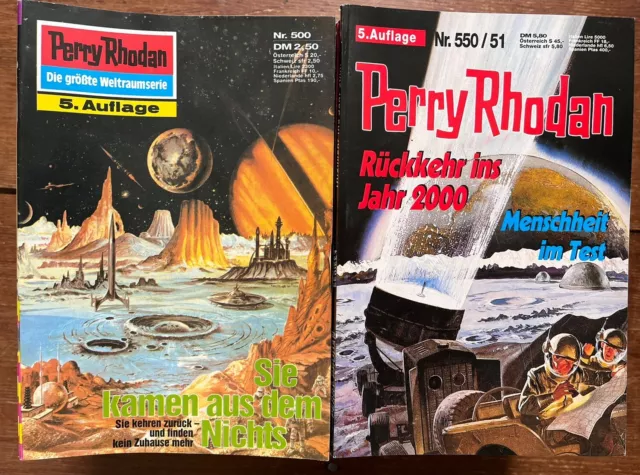 PERRY RHODAN Romanhefte Band 500-599 komplett ++  5. Auflage ++