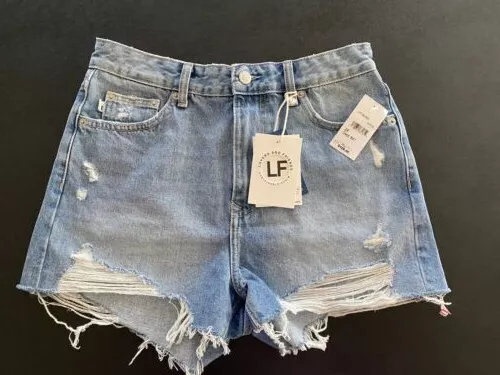 Lovers and Friends Women's Size 28 Jack High Rise Cut Off Denim Jean Shorts 