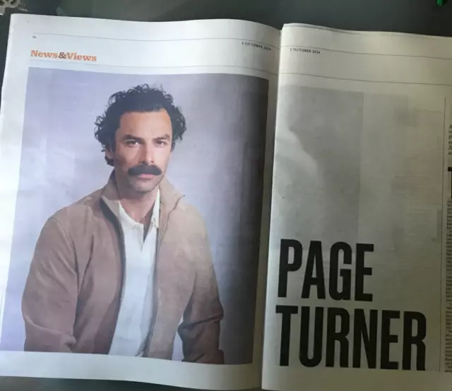 AIDAN TURNER RIVALS Waitrose Weekend 3 October 2024 + food, recipes