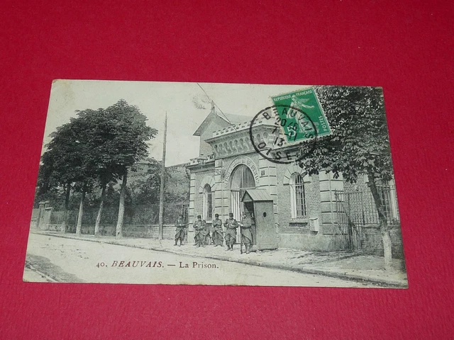 Cpa Postcard 1913 Beauvais 60 Oise La Prison