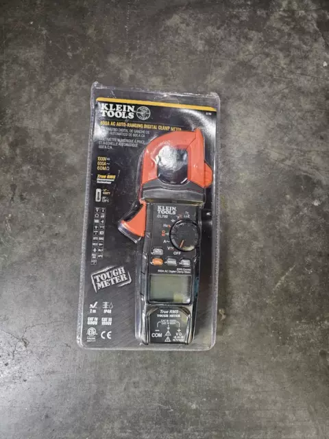 Klein Tools CL700 600 Amp AC True RMS Auto-Ranging Digital Clamp Meter - NEW!!