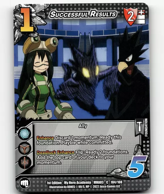 UniVersus Successful Results My Hero Academia: Heroes Clash 1st Edition C