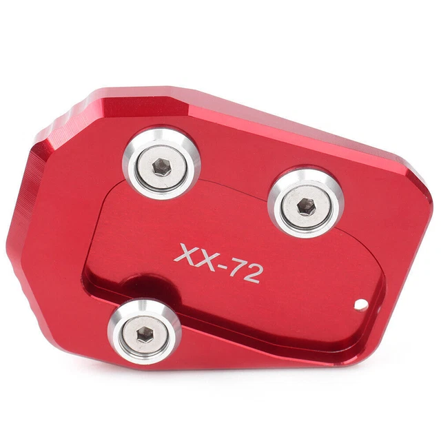 Supporto laterale rosso kick stand piastra prolunga per Yamaha MT-09 MT09 2013-2015