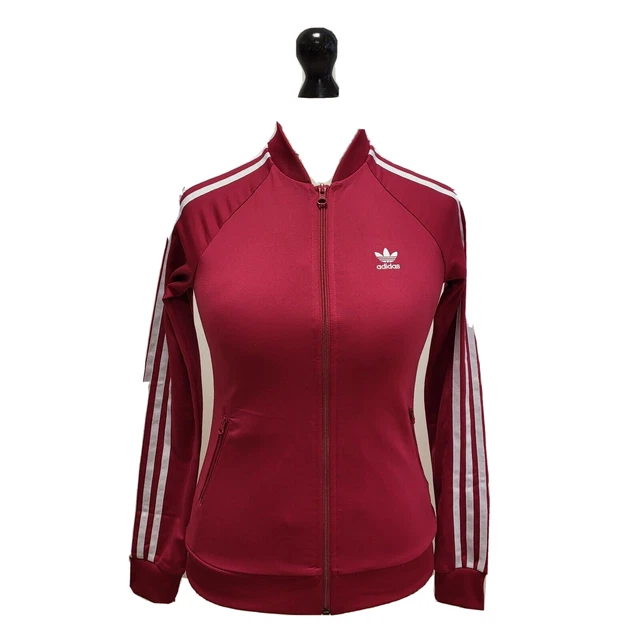 Tuta sportiva Adidas rosso manica lunga UK ragazza 13-14 anni Yy514
