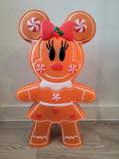 Gingerbread Disney Minnie Mouse "22 Christmas Outdoor Décor LED Lighted