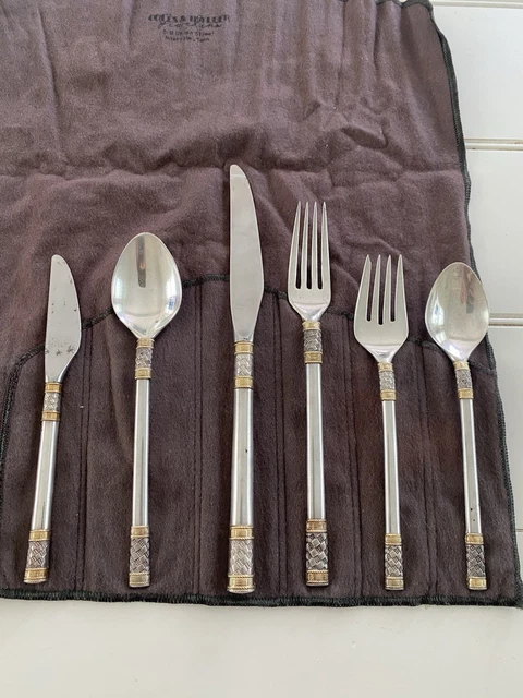 Aegean Weave Wallace Gold Flatware Wallace Silversmiths Wallace