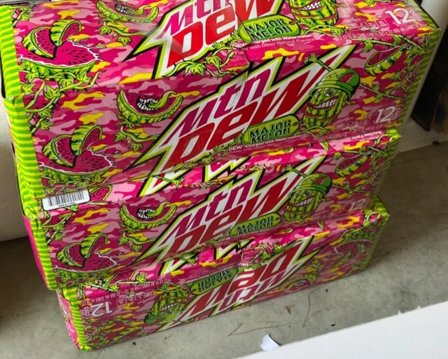 Mountain Dew Major Melon 12 oz Cans (Pack Of 36)