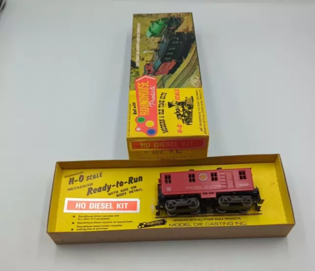 Roundhouse 302 HO Scale Box Cab Diesel Pacific Electric In Box with Kadees