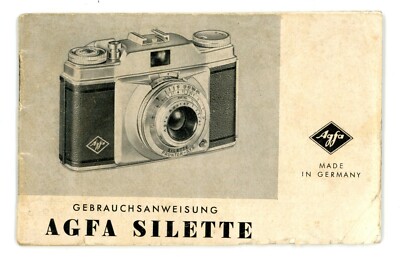 Agfa Gevaert tipo 3440 manual de instrucciones instruction para la optima-Rapid 500v 