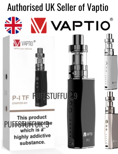 VAPTIO P-1 TF Starter Kit | 50W 2100Mah | Genuine Vape Mod Kit | All  Colours £22.49
