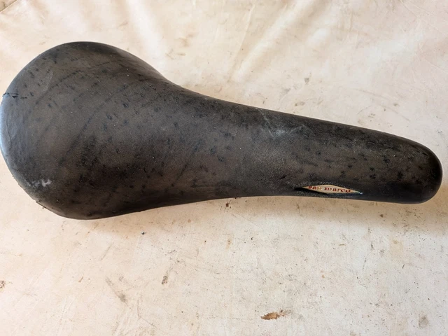 Selle De Course Vintage San Marco Rolls - Cuir Zébré - Eroica - 1991