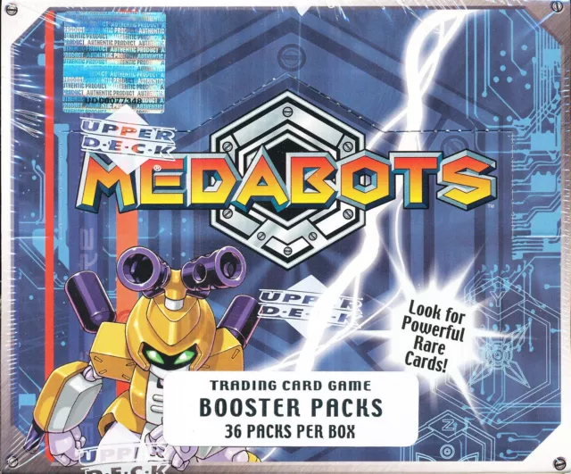 Medabots Trading Card Game - Booster Box Opening #2 ft. Train 