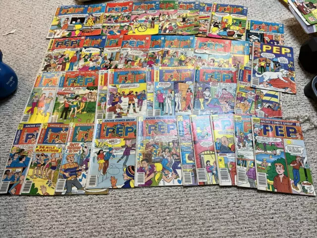 LOT of 36 Vintage Pep Comic Books - Archie Series, Betty & Veronica