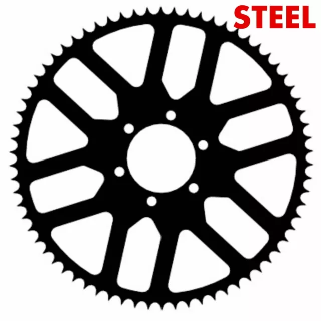 Steel stunt sprocket 70t-520 for Kawasaki ZX6-R 636 ER6 Z750 Z800 Z650 EX650 Nin