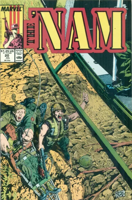 The Nam #20 By Murray Vansant Vietnam War POW MIA Camp Cover Marvel NM/M 1988