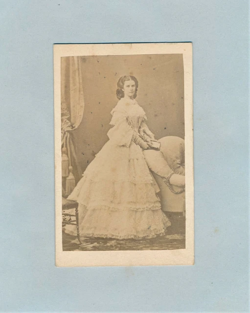 kuk Monarchie Adel Habsburg Kaiserhaus Elisabeth Sisi Sissi 1860 empress  CdV