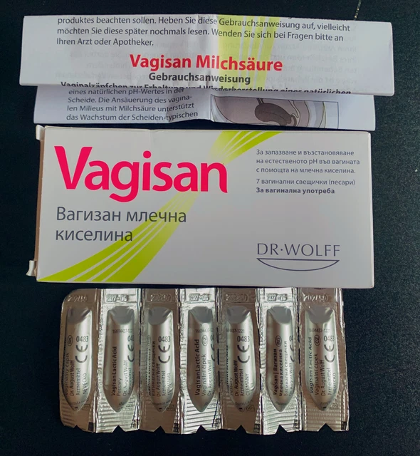 VAGISAN Milchsäure Vaginalzäpfchen 7 St  NEU  MHD: 05/2027