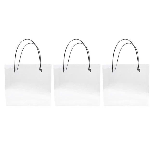 3Pcs Present Cases Party Geschenktüte Keksdose Candy Case Geschenkhalter (Weiß)