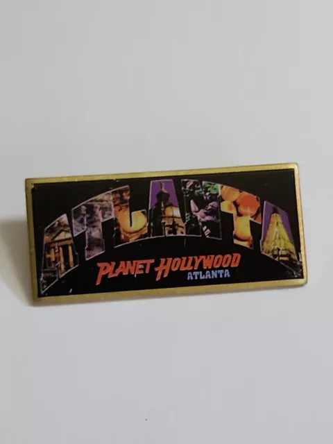 Atlanta Planet Hollywood Trading Pin Restaurant Chain Georgia Rectangle 2