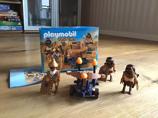 5388 Playmobil History Ägypter mit Feuerballiste mit Originalkarton